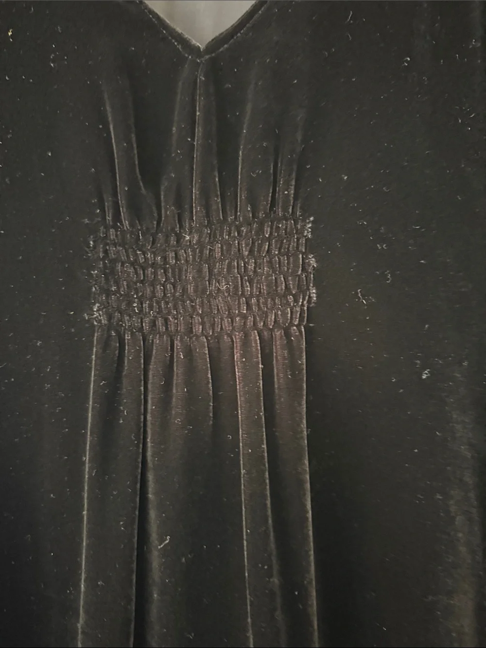 Banana Republic Black Velvet Midi Dress - Picture 2 of 4